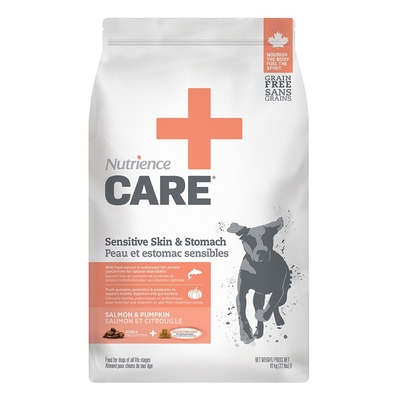 【Nutrience 紐崔斯】CARE+頂級無穀處方犬糧-皮膚及腸胃配方10Kg