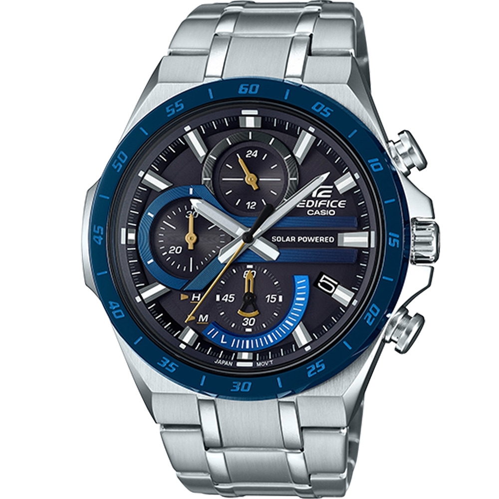 CASIO EDIFICE 太陽能賽車計時男錶(EQS-920DB-2A)