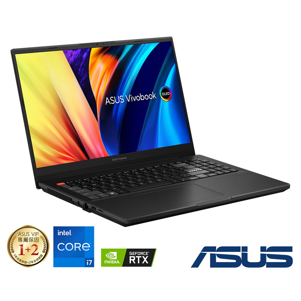 ASUS K6501ZM 15.6吋2.8K筆電(i7-12700H/RTX3060/16G/1TB SSD/Vivobook