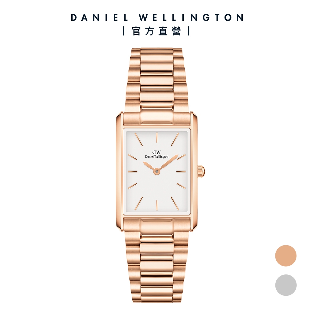 Daniel Wellington DW Bound 32x22mm 經典摩登金屬方錶-兩色任選