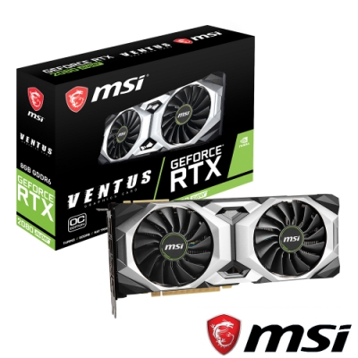 MSI微星 GeForce RTX 2080 SUPER VENTUS OC 顯示卡