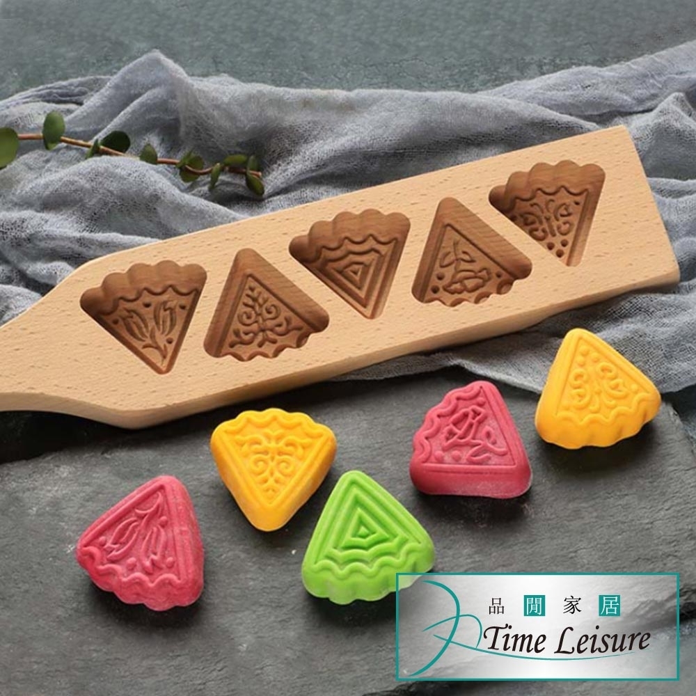 Time Leisure 高級木質月餅糕點模具棍/烘焙用具