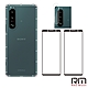 RedMoon SONY Xperia 5 III 手機殼貼4件組 空壓殼-9H玻璃保貼2入+厚版鏡頭貼 product thumbnail 1
