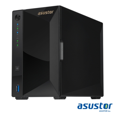 【促銷組合】ASUSTOR華芸 AS4002T 2Bay 網路儲存伺服器+WD 2TB*2