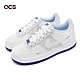 Nike 休閒鞋 Air Force 1 LV8 GS 大童鞋 女鞋 白 藍 AF1 小勾 側邊Logo FB1844-111 product thumbnail 1