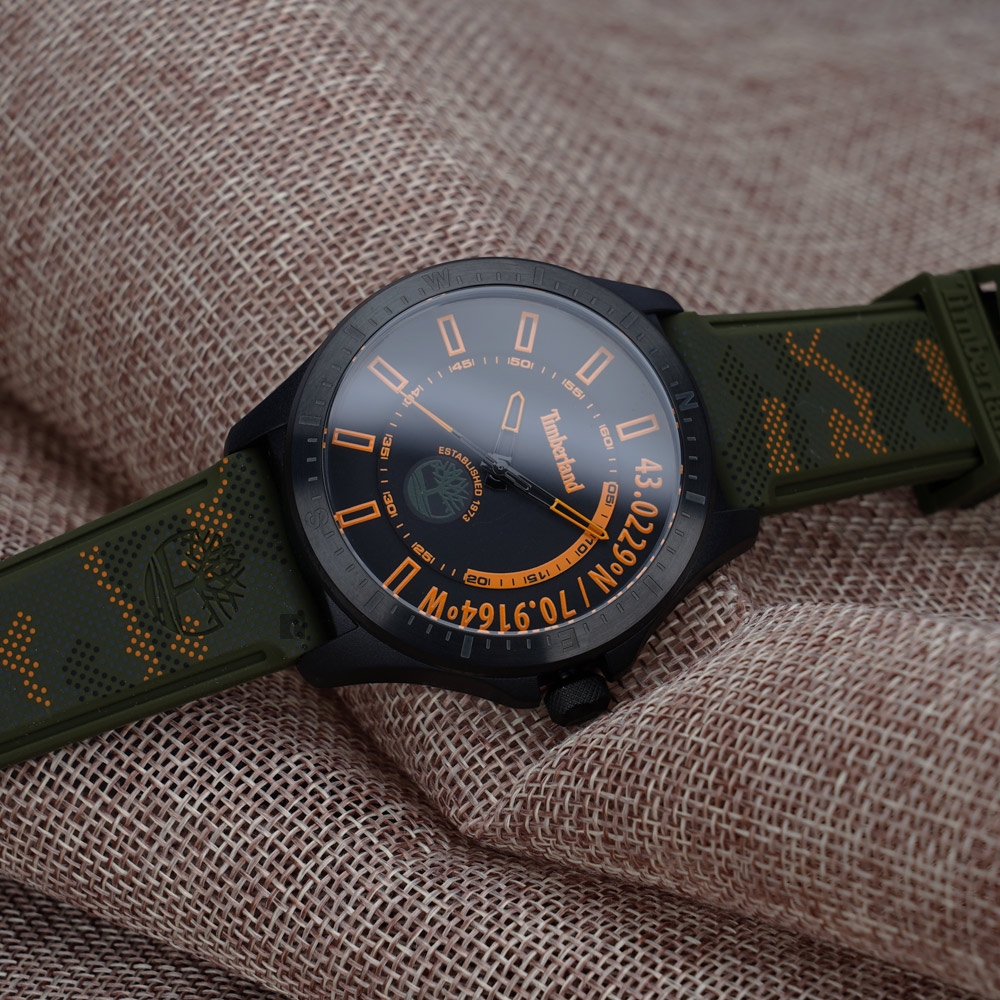 Timberland 天柏嵐 軍事風迷彩大三針手錶 送禮推薦-43.5mm TDWGM2101401