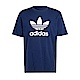 Adidas Trefoil T-Shirt [IR8011] 男 短袖 上衣 T恤 運動 經典 三葉草 基本款 深藍 product thumbnail 1