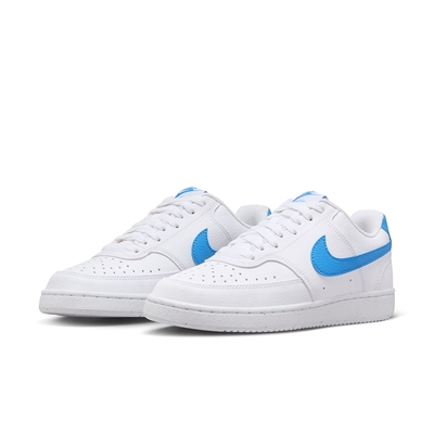 NIKE 休閒鞋 女鞋 運動鞋 W COURT VISION LO NN 白藍 DH3158-107 (2W5493)