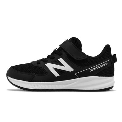 New Balance 570系列 男女大童休閒鞋-黑白-YT570BW3-W