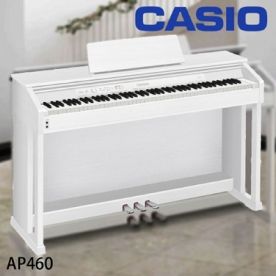 CASIO AP460/88鍵數位鋼琴/公司貨保固/白色