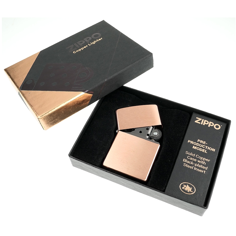 ZIPPO 美系~Classic Solid Copper-經典純紅銅+鍍黑機芯| 打火機/菸具