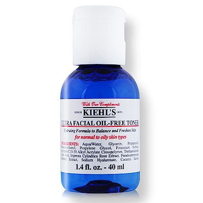 KIEHLS 契爾氏 冰河保濕無油清爽化妝水40ml