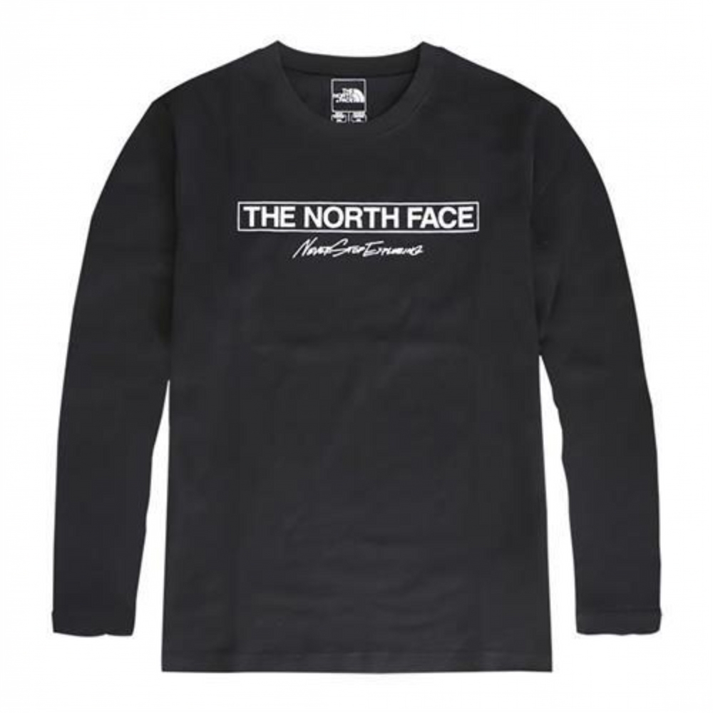 The North Face 北臉 上衣 男款 女款 長袖上衣 運動 U MFO GRAPHIC L/S TEE 黑 NF0A86RQ8K2