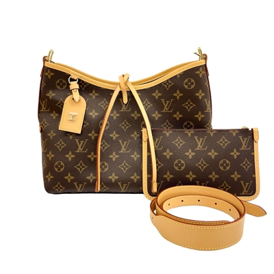 louis vuitton m46203 經典monogram carryall pm肩背/斜背包