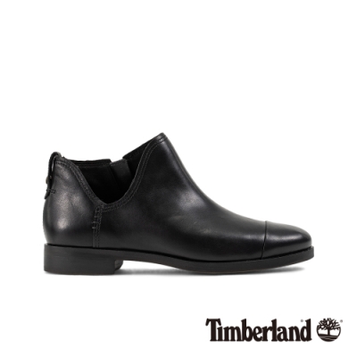 Timberland 女款黑色全粒面休閒鞋|A1HUL