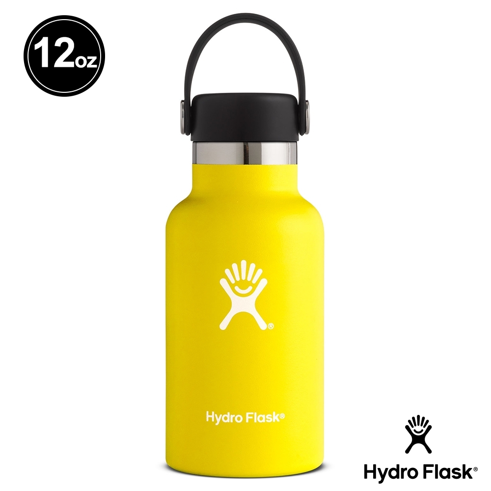 美國Hydro Flask 真空保冷/熱標準口鋼瓶 355ml 檸檬黃