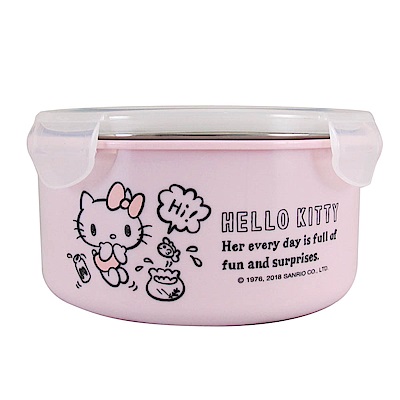 Hello Kitty不鏽鋼環保碗-大