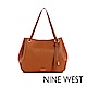 NINE WEST BELLPORT大容量扭結吊飾肩背包-焦糖棕(111423) product thumbnail 1