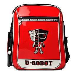 UnMe 3233機器人後背書包-鏡面紅