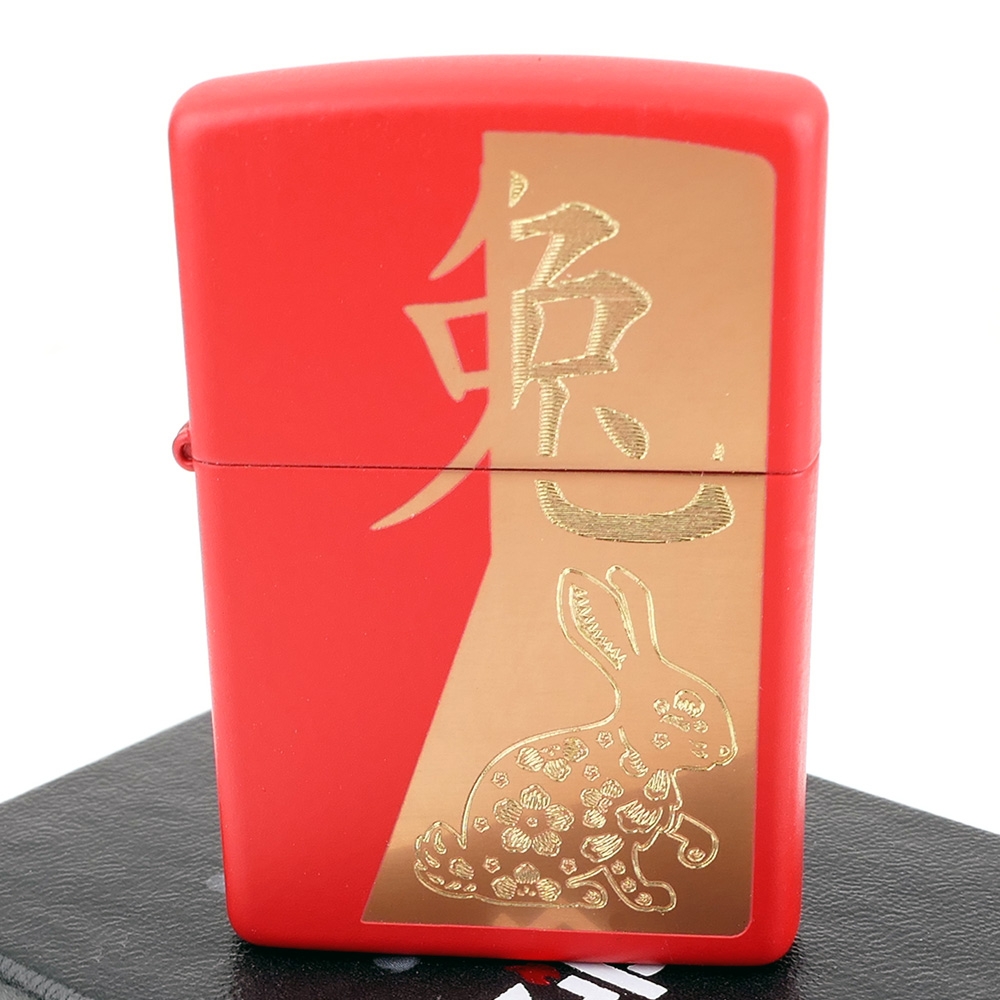 【ZIPPO】美系~Year of the Rabbit-兔年紀念款式打火機