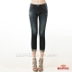 BRAPPERS 女款 Boy Friend Jeans-女用八分反摺褲-復古藍 product thumbnail 1