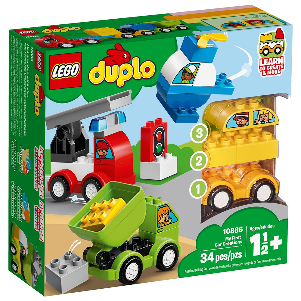 樂高LEGO Duplo 幼兒系列 - LT10886 我的第一套創意汽車組合