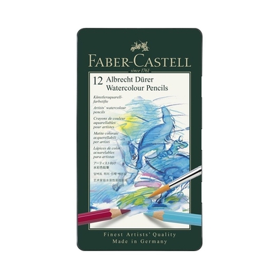 FABER-CASTELL 輝柏 專家級12色水彩色鉛筆/盒 117512