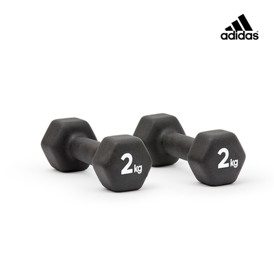 Adidas六角健身啞鈴(2kg)一組