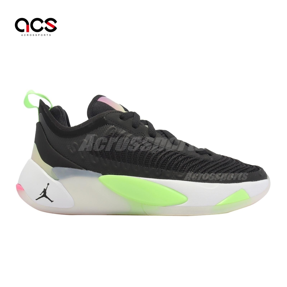 Nike 籃球鞋Jordan Luka 1 GS 大童鞋女鞋黑綠粉Black Lime Glow DQ6513