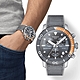 TISSOT 天梭 官方授權 SEASTAR 1000 洋星 300米 計時腕錶-T1204171708101/45.5MM product thumbnail 1
