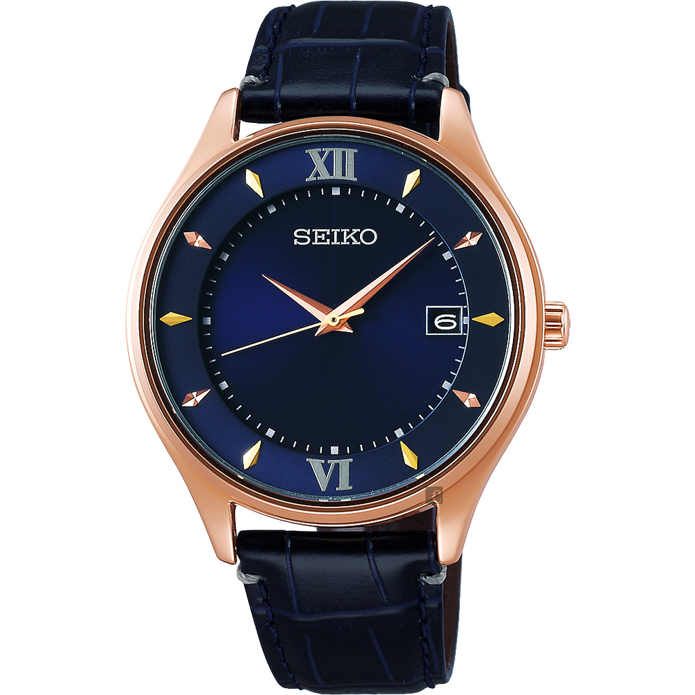 SEIKO 精工 SPIRIT SMART 耶誕限量太陽能鈦金屬男錶(SBPX116J)