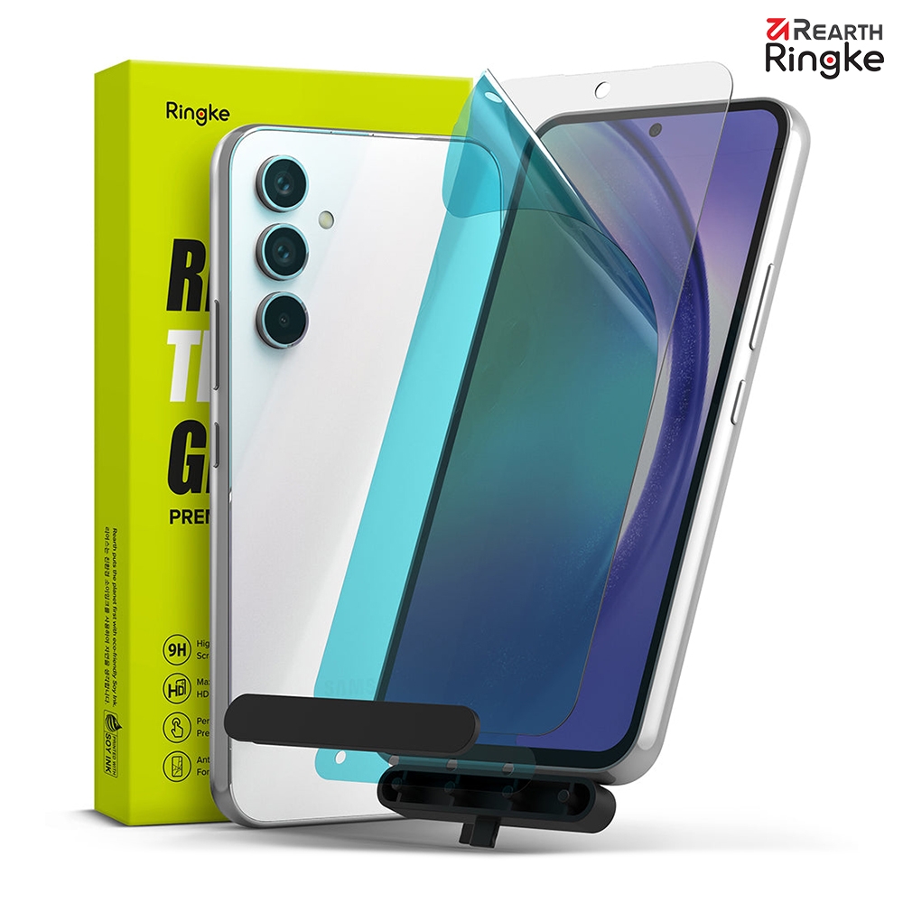 【Ringke】三星 Galaxy A54 5G [Tempered Glass] 鋼化玻璃螢幕保護貼－2入（附安裝工具）