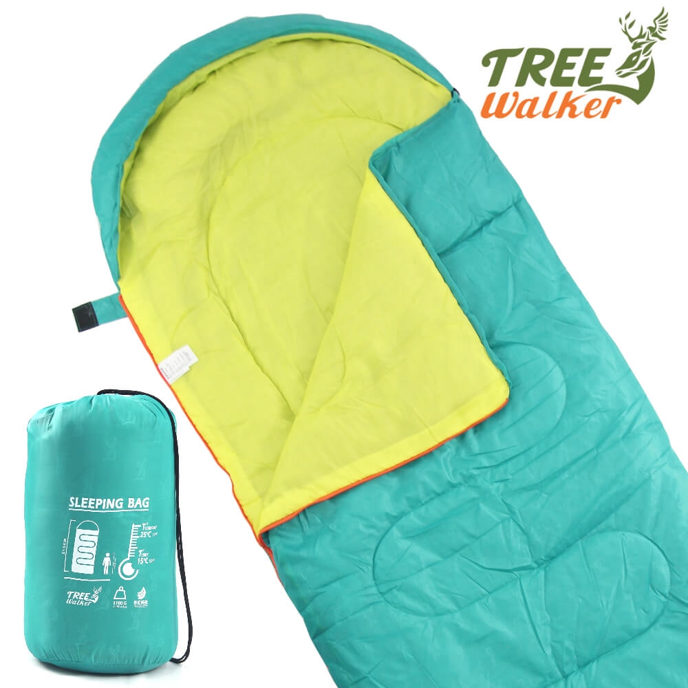 TreeWalker 露遊森活輕巧露營睡袋 - 翡翠綠
