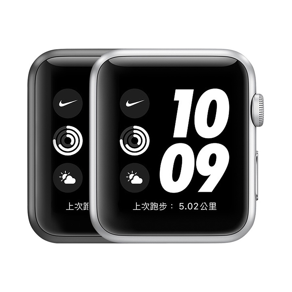 單機福利品】蘋果Apple Watch Series 3 Nike+ GPS 42mm鋁金屬錶殼智慧