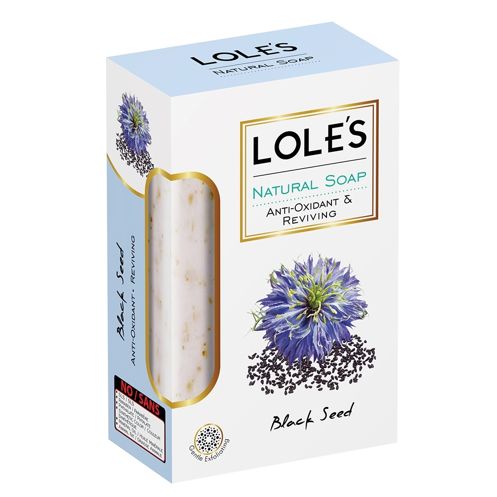 LOLE'S 黑籽油抗氧化修護機能皂150g