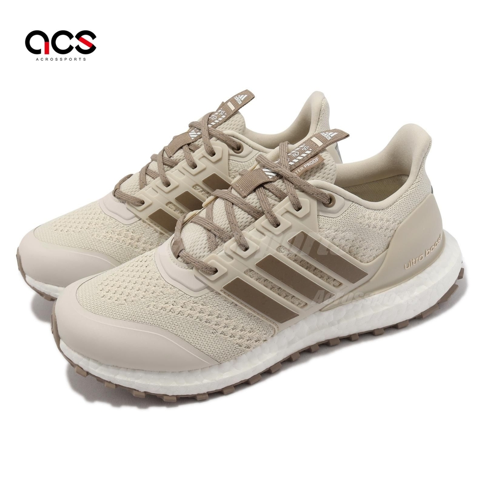 adidas 慢跑鞋 Ultraboost DNA GUARD 奶茶色 棕 男鞋 女鞋 防水 機能 運動鞋 愛迪達 H03601