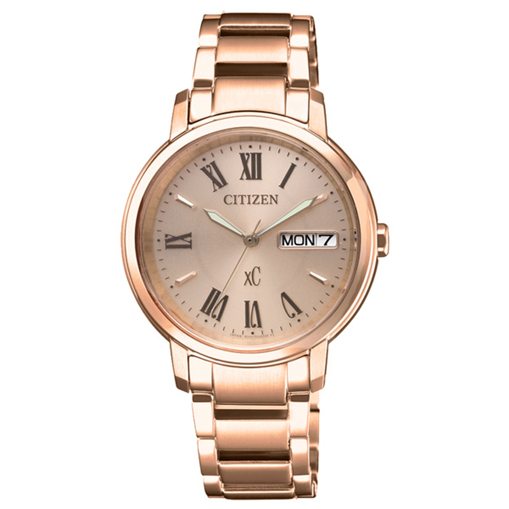 CITIZEN xC 美麗羅馬行時尚腕錶-EW2422-55X