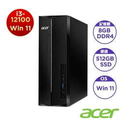Acer 宏碁 XC-1760 桌上型電腦( i3-12100/8G/512GB/Win 11)