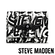 STEVE MADDEN-BWINGZ-G 飾釦印花皮革短夾-黑色 product thumbnail 1