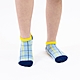 【WARX除臭襪】方塊餅乾薄款船型童襪-餅乾小怪獸(藍) product thumbnail 2