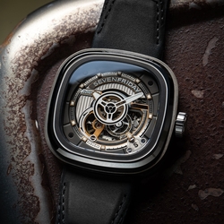 SEVENFRIDAY PS2-01 工業風自動上鍊機械錶 送禮推薦-黑色/47X47.6mm