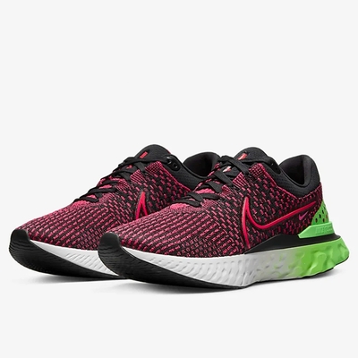 NIKE REACT INFINITY RUN FK 3 男鞋 慢跑鞋 輕量 透氣 運動鞋 緩震 紅綠 DH5392003