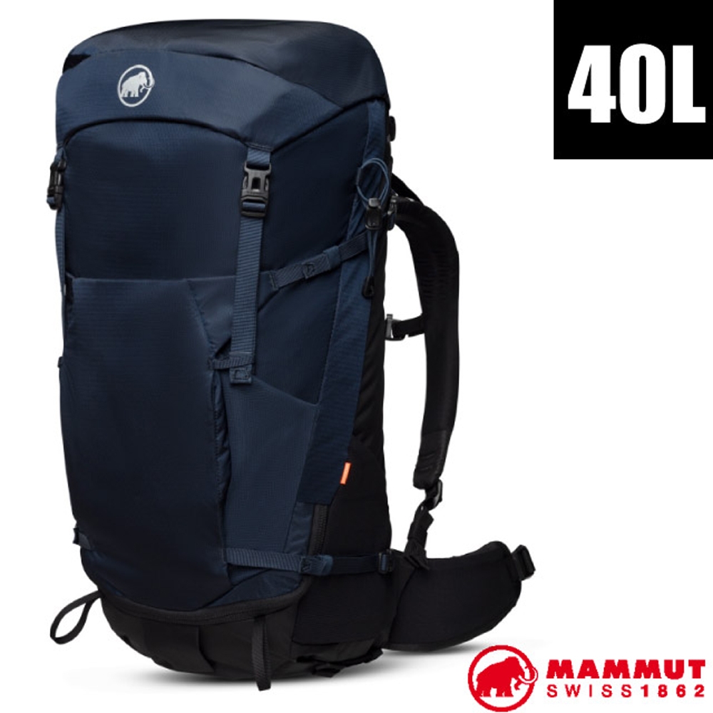 MAMMUT 長毛象 Lithium 40 女輕量登山健行攀登背包40L_海洋藍/黑