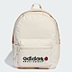 Adidas W Flower Bpk [IR8647] 後背包 雙肩背包 運動 休閒 上班 旅行 花卉 愛迪達 米白 product thumbnail 1