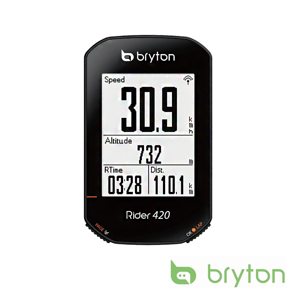 Bryton Rider 420E GPS無線自行車記錄器