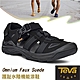 TEVA 男 Omnium Faux Suede 護趾水陸機能涼鞋(含鞋袋).抗菌溯溪鞋_黑色 product thumbnail 1