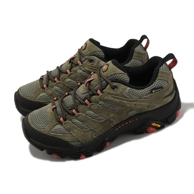 Merrell 登山鞋 Moab 3 GTX 女鞋 綠 黑 防水 黃金大底 越野 郊山 戶外 ML036322W