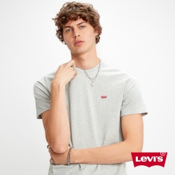 Levis 男款 短袖T恤 迷你Logo 刺繡布章 灰