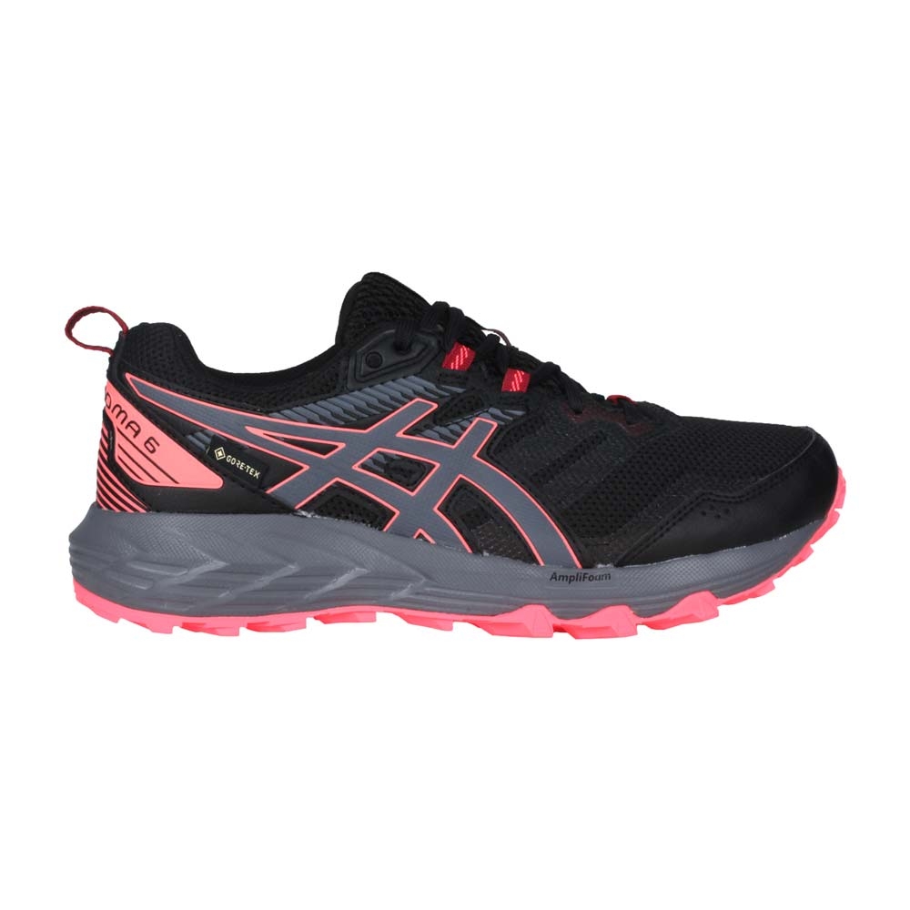 ASICS GEL-SONOMA 6 G-TX女越野慢跑鞋-運動 亞瑟士 1012A921-016 黑灰粉