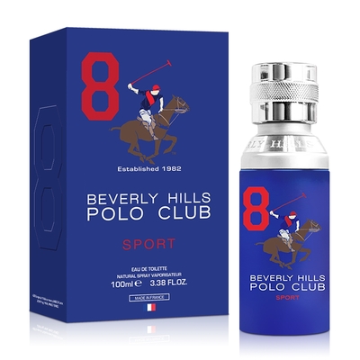 B.H.POLO 比佛利保羅 藍色馬球騎士精神男性淡香水100ml